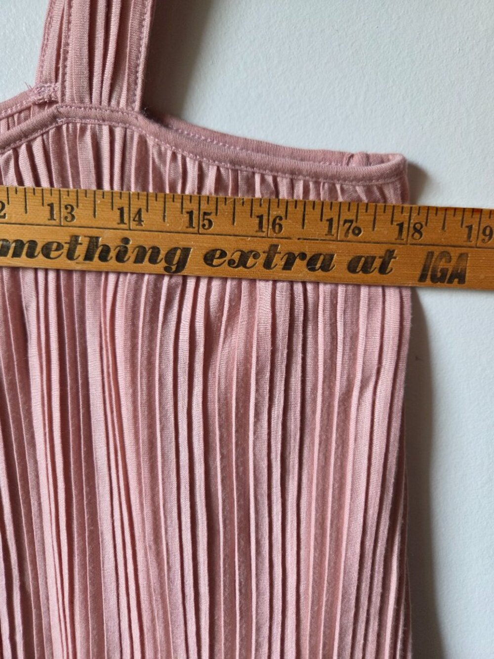 NWT EXPRESS BLUSH PINK ACCORDION / PLEATED TANK TOP SIZE L - Picture 9 of 10